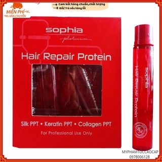✅protein phục hồi tóc hư nát #sophia platinum hair repair protein 13mlx10 hàng chính hãng