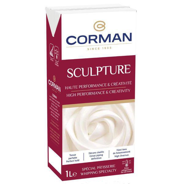 Kem sữa béo Whipping Cream Corman Sculpture 1L