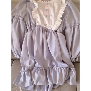 Váy Lolita dây buộc cổ