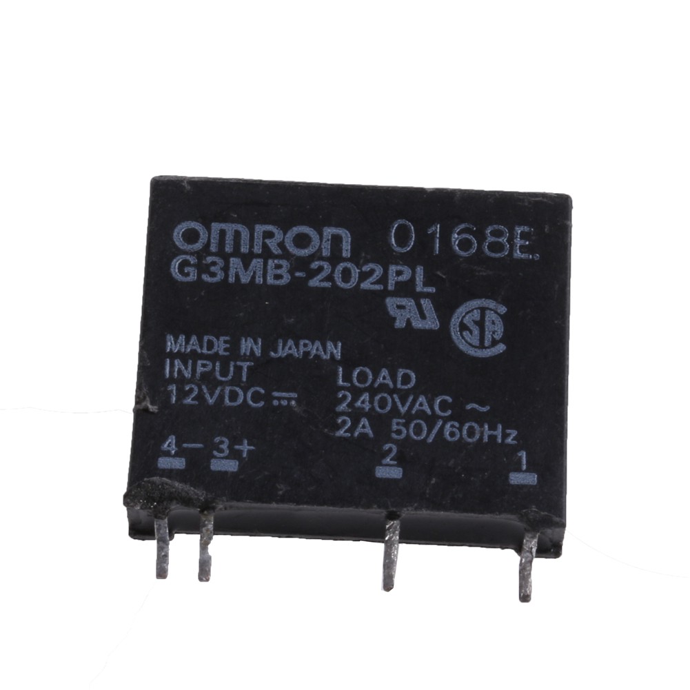 Rơ le bán dẫn g3mb-202p dc-ac PCB SSR đầu vào 12V DC đầu ra 240V AC 2A