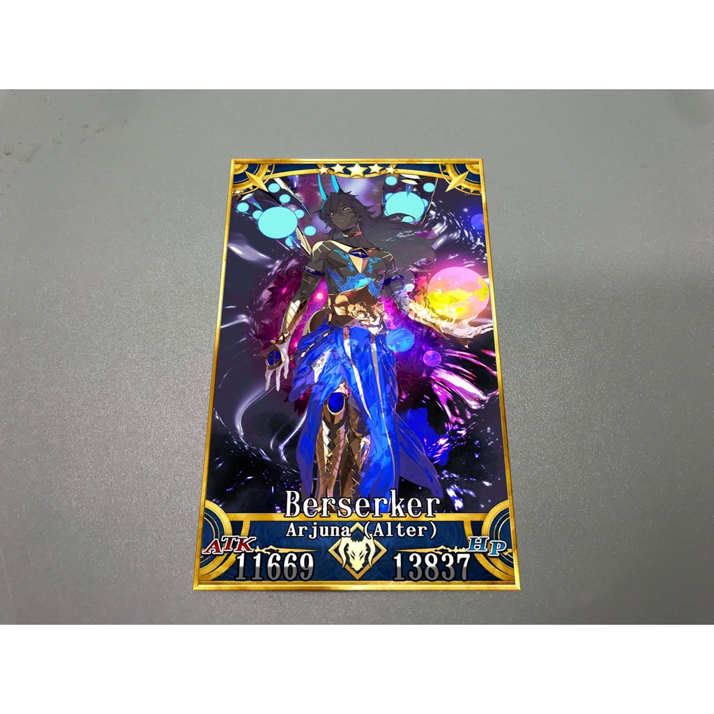 Thẻ bài sưu tầm custom, bánh xốp Fate Grand Order, FGO, Fate/Grand Order Arjuna Alter