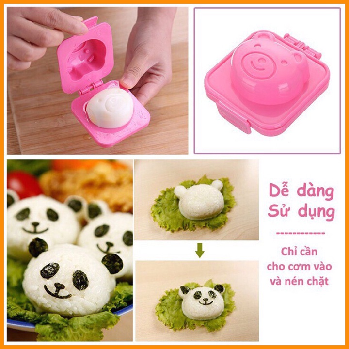 Khuôn Cơm Cho Bé Ăn Dặm Khuôn Cơm Bento Nhật Tạo Hình Sinh Động Bé Vừa Ăn Vừa Học BabyRice 038