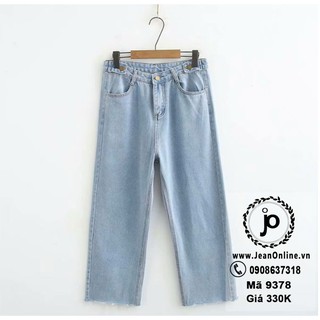 Bigsize Nữ - Quần Jean Ống Rộng (MS: 9378)