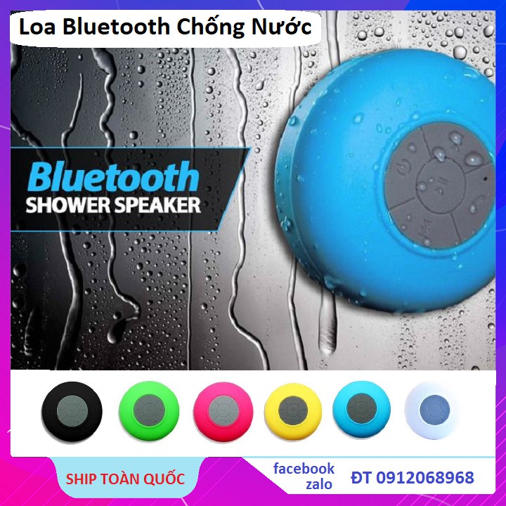 Loa Bluetooth, Loa Dính Bluetooth Mini Cầm Tay Chống Nước, Âm Thanh Cực Hay Chất Lượng Hỗ Trợ Thẻ Nhớ