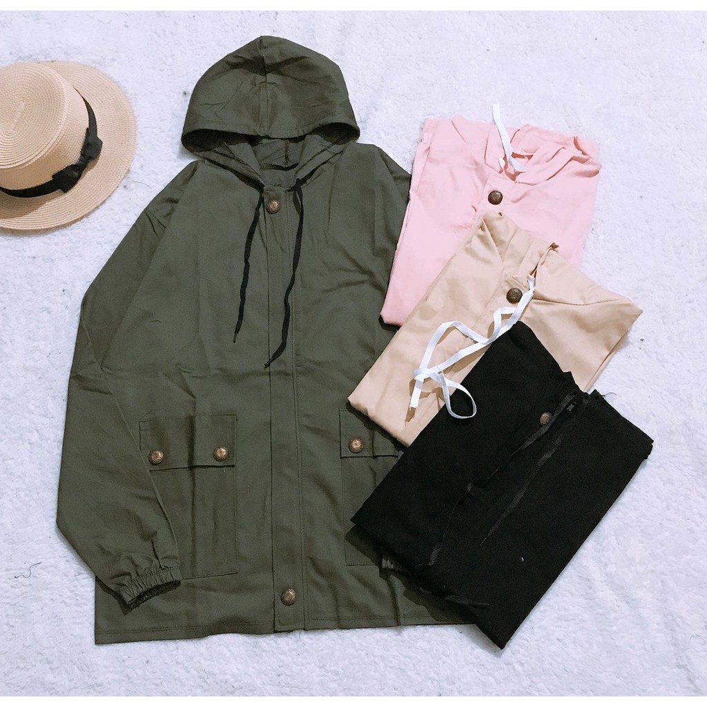 [Mã FAMAYWA giảm 10K đơn 50K] Áo khoác kaki nắp túi COH0519 | BigBuy360 - bigbuy360.vn
