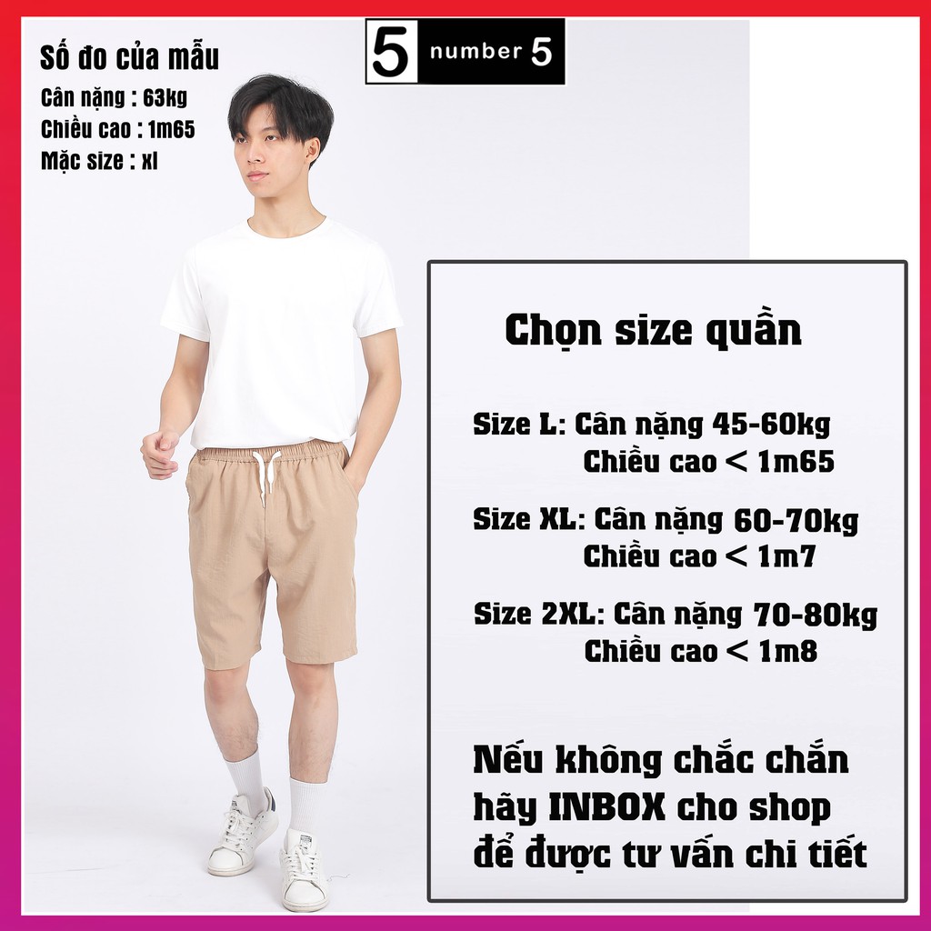 Quần Short Đũi Ngố Nam Co Giãn Nhẹ Siêu Mát