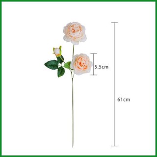( Ánh Phan shop ) Hoa LỤA 3 bông 1 cành