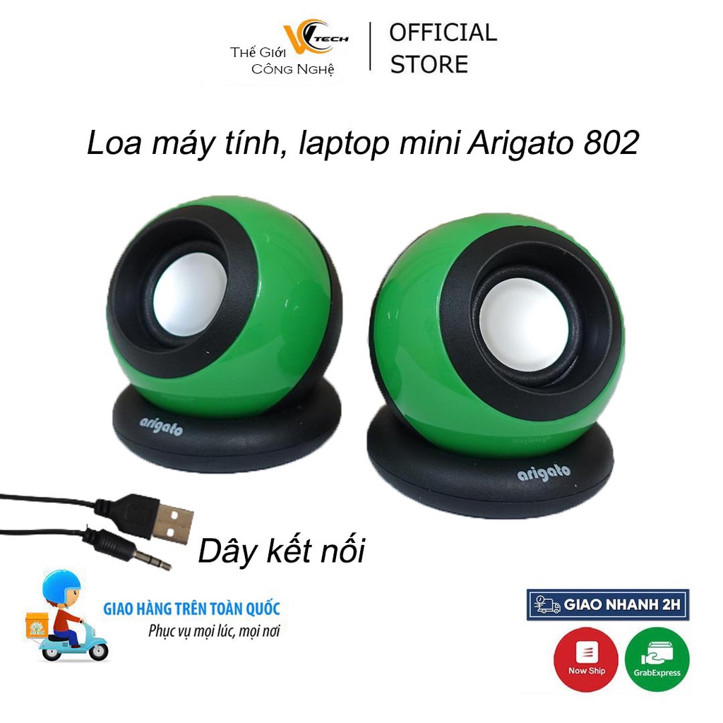 Giá siêu tốt Loa máy tính, pc, laptop mini Arigato 802