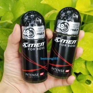 Lăn Khử Mùi Xmen For Boss Hương Trầm Nội Lực Intense 50Ml