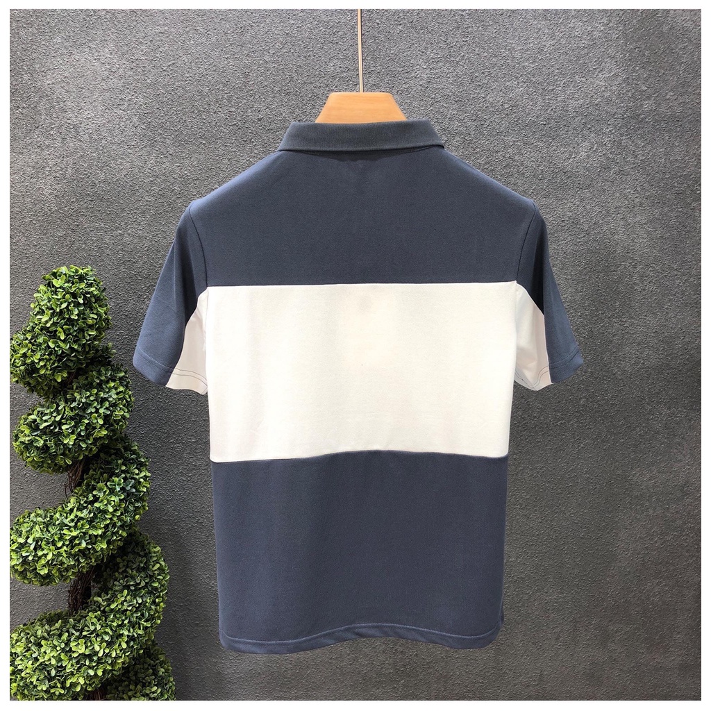 Áo polo nam phối màu trẻ trung lịch sự phong cách hàn quốc | BigBuy360 - bigbuy360.vn