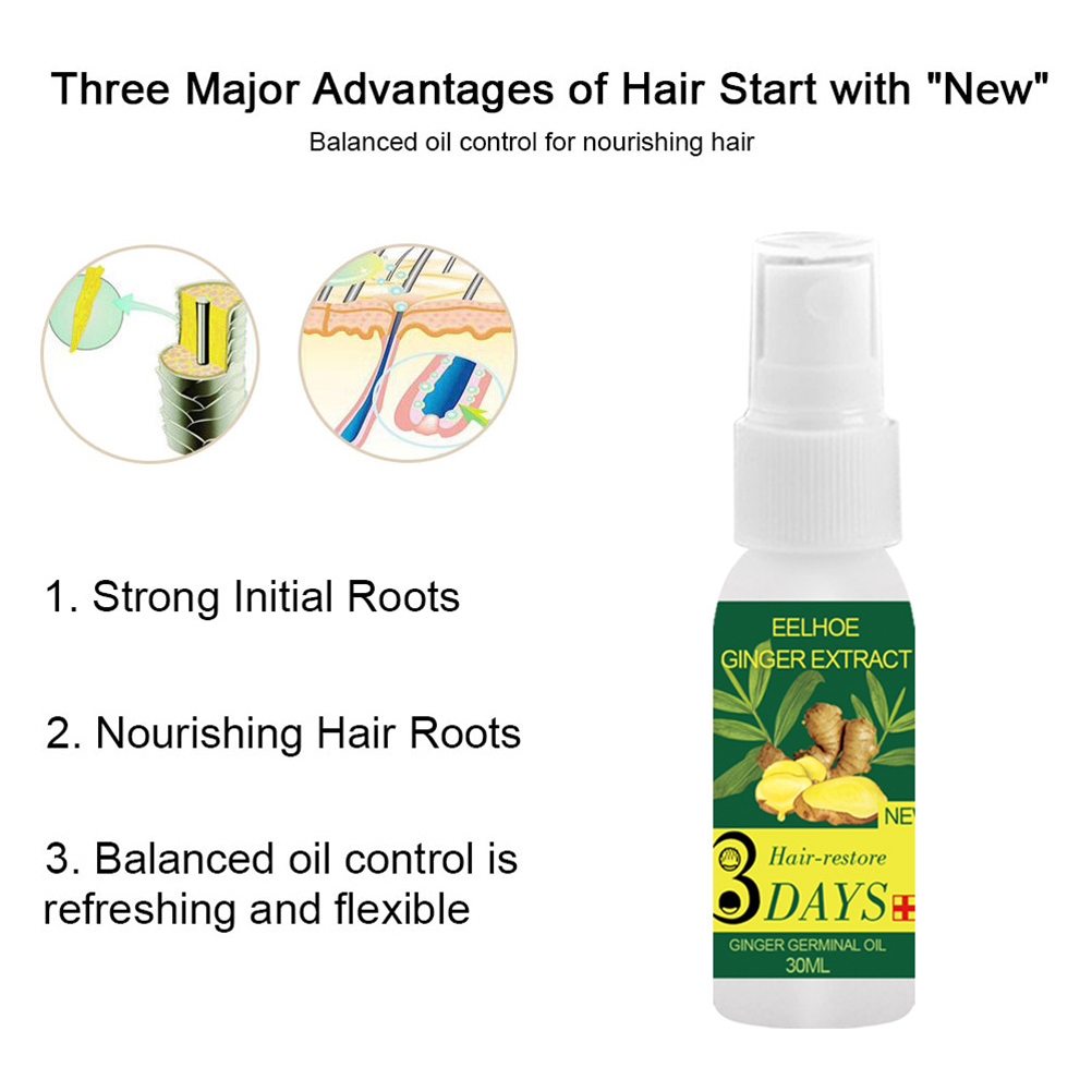 30ml Ginger Hair Care Growth Essence Oil Hair Loss Essence Hair Care