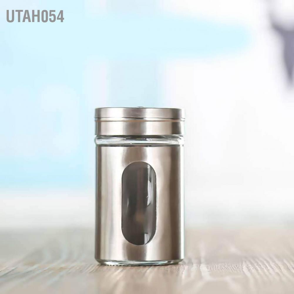 [Hàng Sẵn] Lọ Đựng Bọc Inox 304 Cao Cấp VANDO Hạt Tiêu, Tăm, Gia Vị Cao Cấp, Hũ Thuỷ Tinh【Utah054】