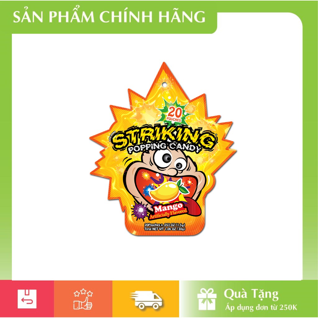 Kẹo nổ Striking Vị Xoài