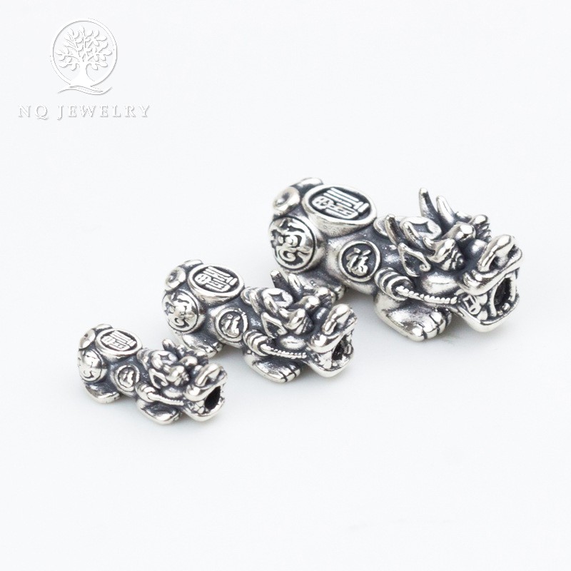 Charm bạc tỳ hưu bạc lớn - NQ Jewelry