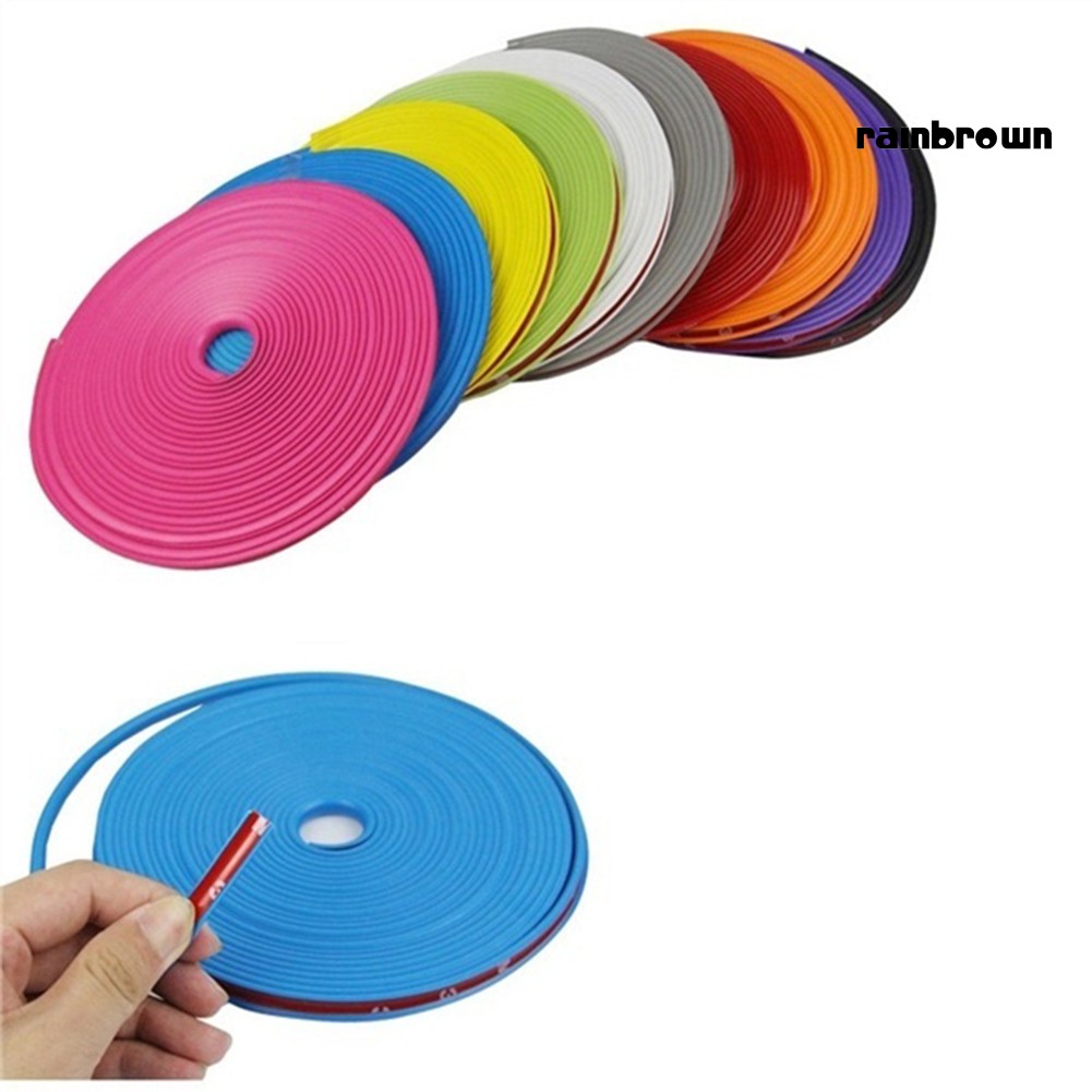 Cuộn Dây Cao Su Bọc Bảo Vệ Vành Bánh Xe Ô Tô 8m