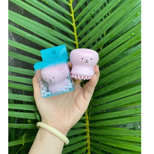 [Sẵn] Cọ rửa mặt hình Bạch Tuộc Siêu Sạch