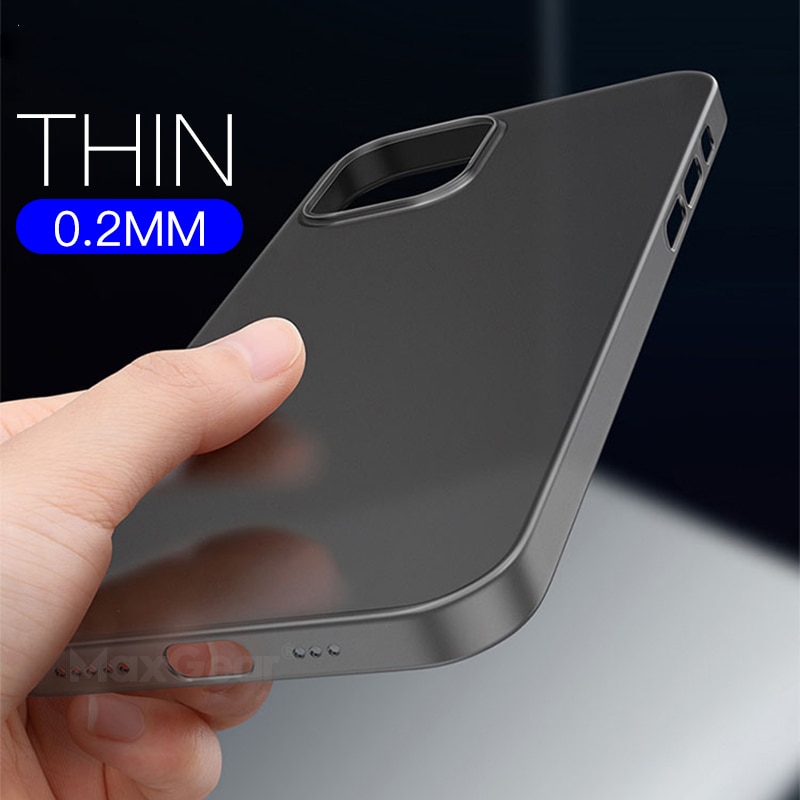 Ốp điện thoại bề mặt nhám trong suốt nhiều màu sắc tùy chọn cho iPhone 12 Pro Max 11 12 Mini Pro Max | BigBuy360 - bigbuy360.vn