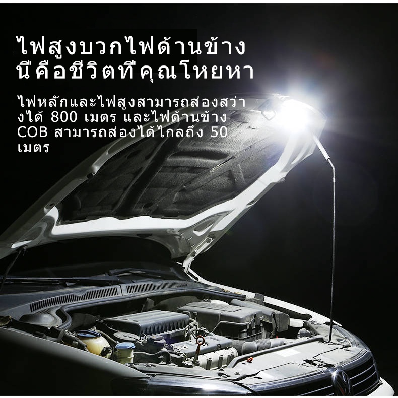 Đèn pin siêu sáng mini bin sạc điện usb bóng led xpe cob có zoom chống nước cầm tay chuyên dụng