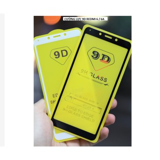 Kính cường lực 9D cho Xiaomi Redmi 6/ Redmi 6A full màn hình