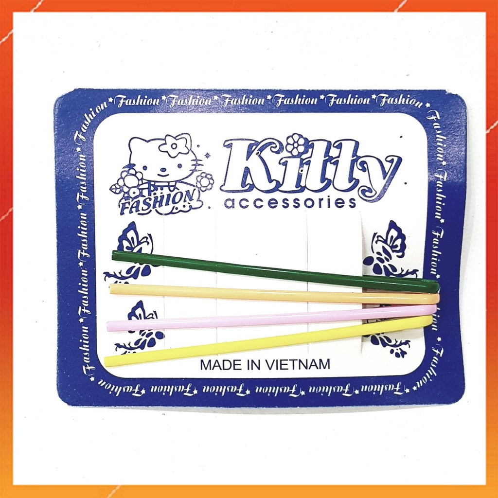 ⏩ SET Kẹp tăm - Kẹp xước lớn màu trơn Kitty hàng Việt Nam chất lượng cao | MSP: DMAI19