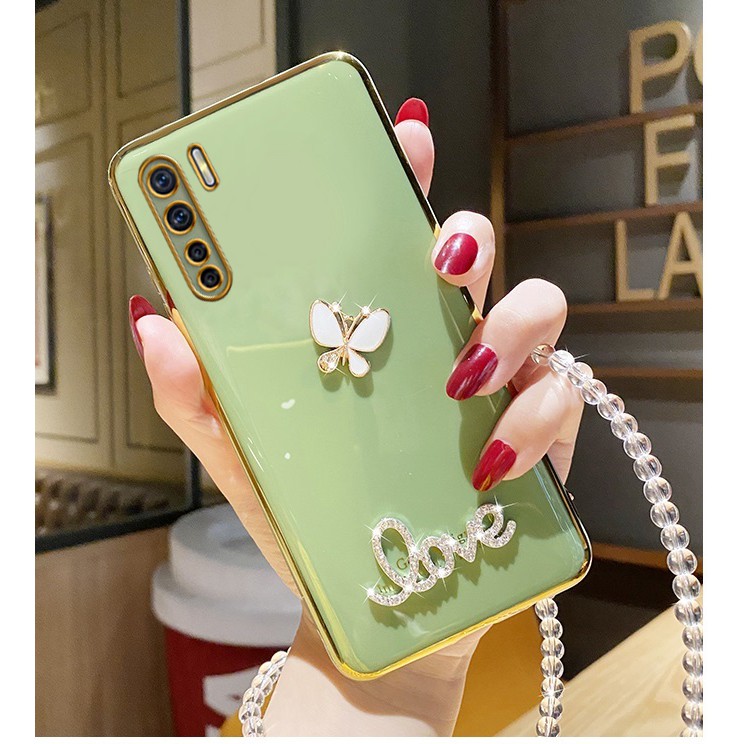 Ốp điện thoại Oppo A91, Reno 3 mềm sáng bóng