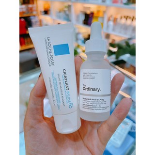 combo b5 phục hồi da /kem La roche posay + serum the ordinary b5