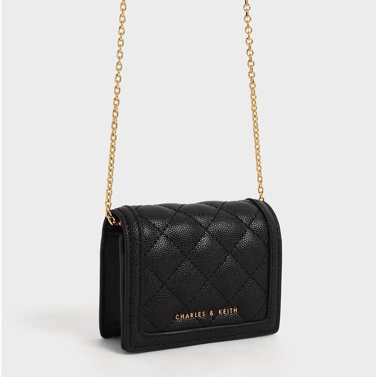 Ví nữ mini trần trám da hạt CK6-50701179 kèm dây