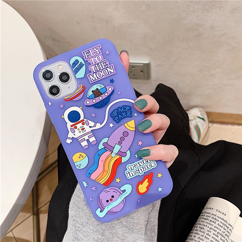 Ốp Điện Thoại Silicon Bảo Vệ Cho Iphone 12 11pro Max Xs I8Plus I7 Xr Se2 Silicone | BigBuy360 - bigbuy360.vn