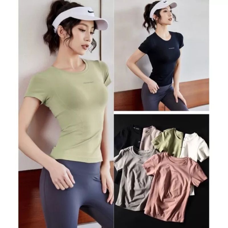 Áo dệt kim tập gym ,yoga nữ