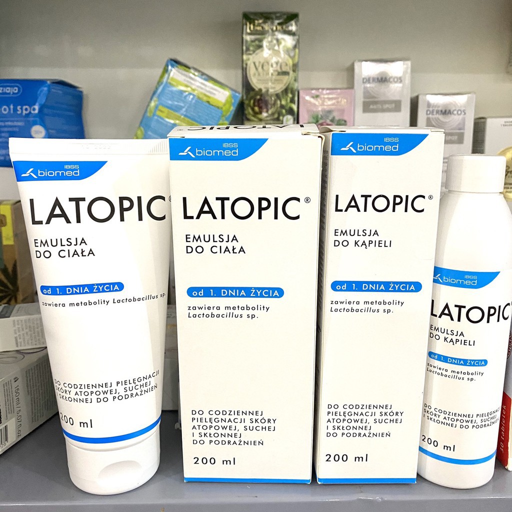Latopic 200ml - Kem dưỡng ẩm, dịu da dành cho da mặt và toàn thân | BigBuy360 - bigbuy360.vn