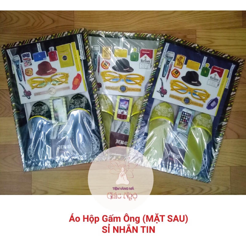 Áo Hộp GẤM ÔNG / GẤM BÀ Giấy Cúng VÀNG MÃ - Đồ Cúng Giá Rẻ Sỉ Lẻ