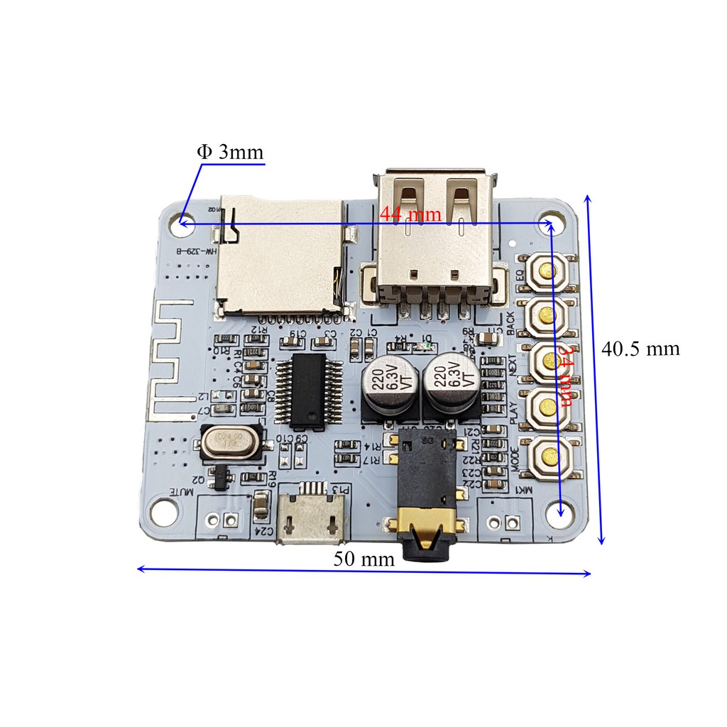 Mạch giải mã âm thanh bluetooth tích hợp USB thẻ nhớ - MNFR