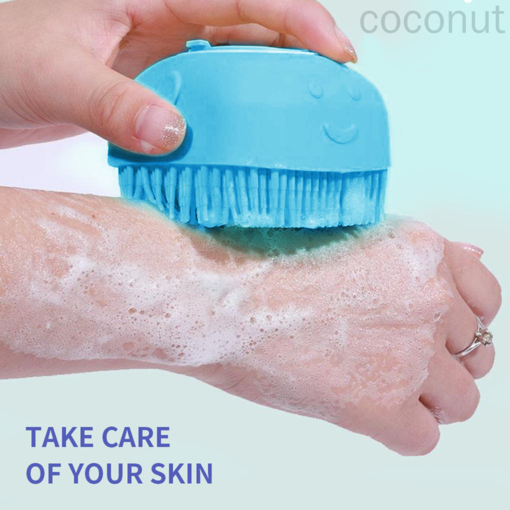 (Hàng Mới Về) Bàn Chải Tắm Chất Liệu Silicon Giúp Tẩy Tế Bào Chết Cho Người Lớn Và Trẻ Em | BigBuy360 - bigbuy360.vn