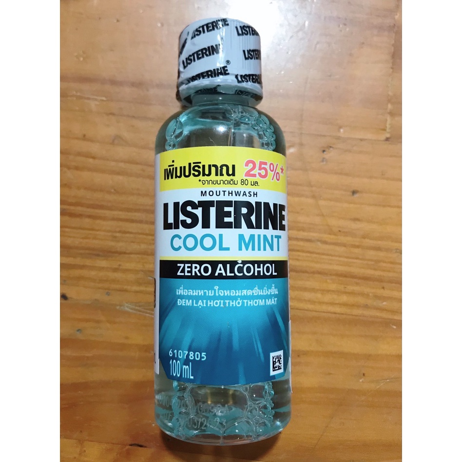 Nước súc miệng Listerine Cool Mint 80ml VÀ 100ML