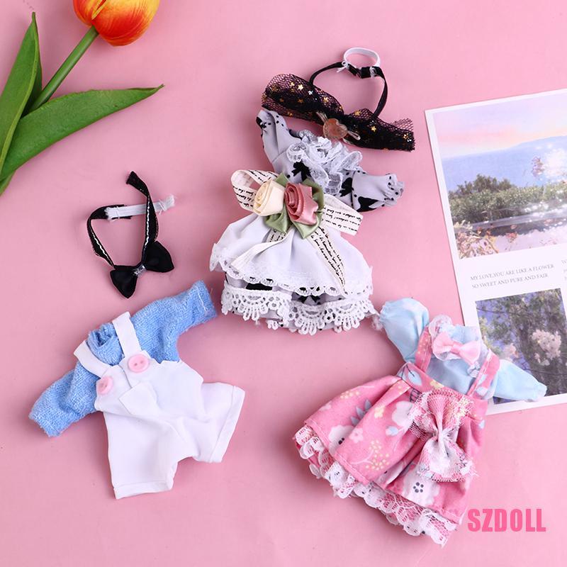 Bộ Quần Áo Cho Búp Bê 16-17cm OB11 1/8