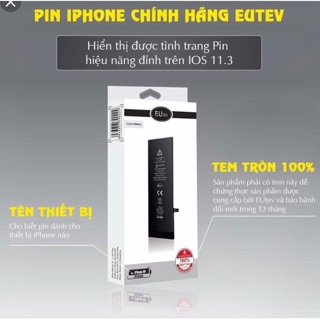 Pin iphone 6g chính hãng EUTEV