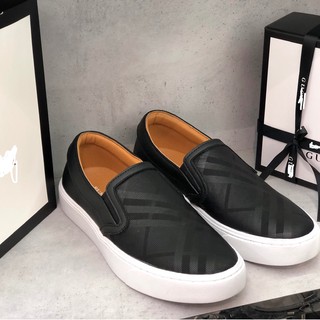 Giày lười nam BBR kẻ chìm màu đen đế cao su đi êm chân,đủ sz 38-42 800g/đôi.giày slipon nam from dáng chuẩn T202
