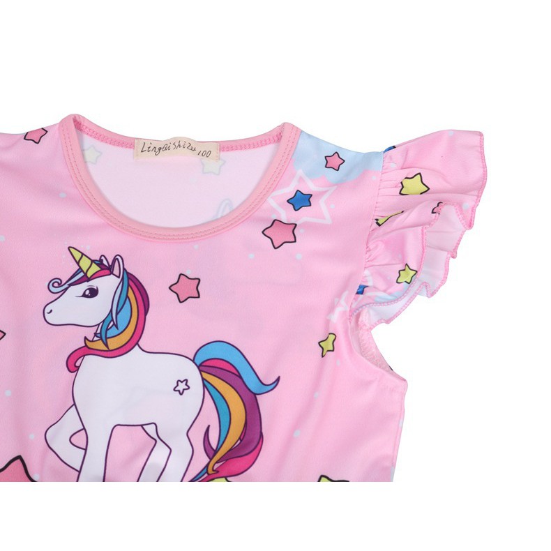 Đầm Công Chúa Tay Bay Hoạt Hình My Little Pony Cho Bé Gái