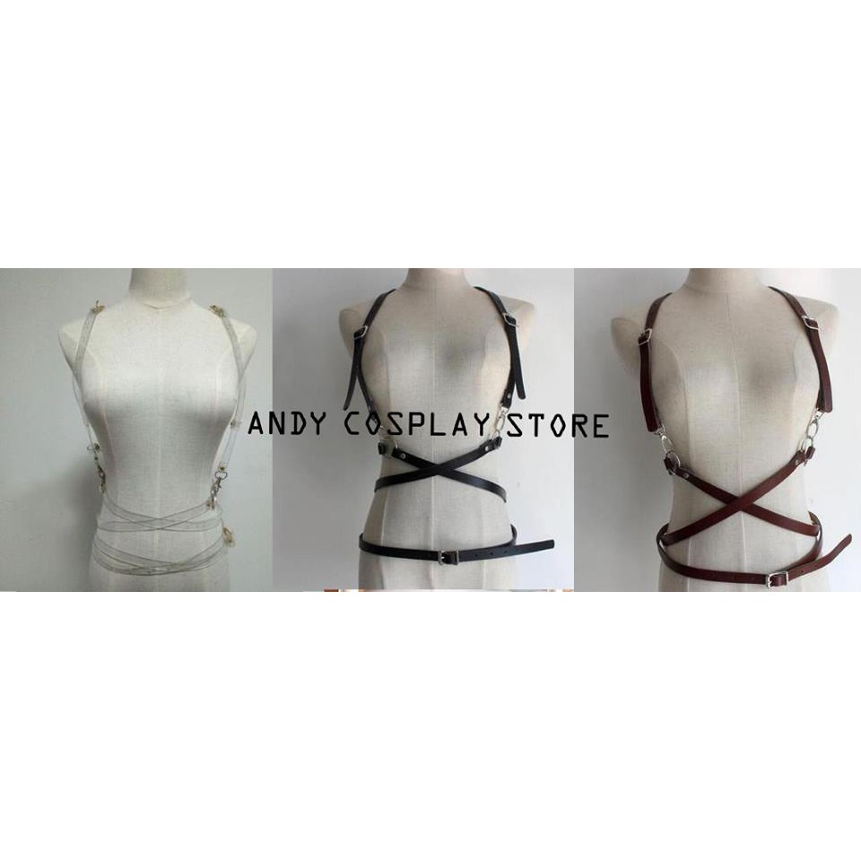 [CÓ SẴN] Harness belt - dây lưng giả da 1