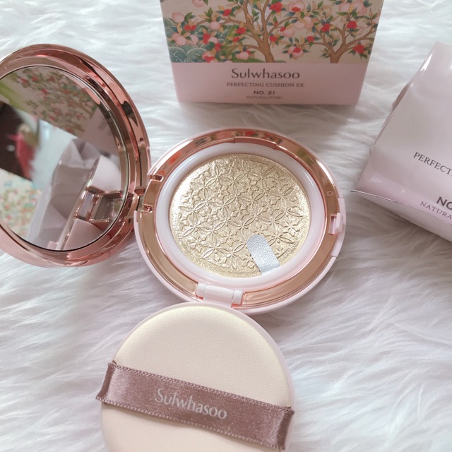 Phấn Nước Sulwhasoo Perfecting Cushion EX Limited Edition Peach Blossom Spring Utopia Collection