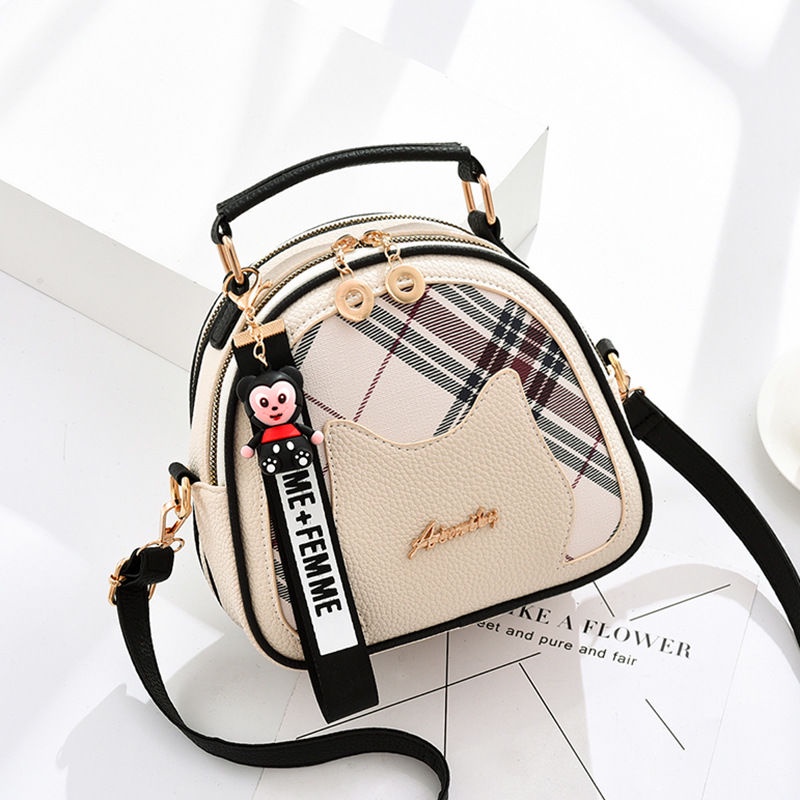 Túi đeo vai Chuwanglin làm từ da PU dễ thương dành cho nữ