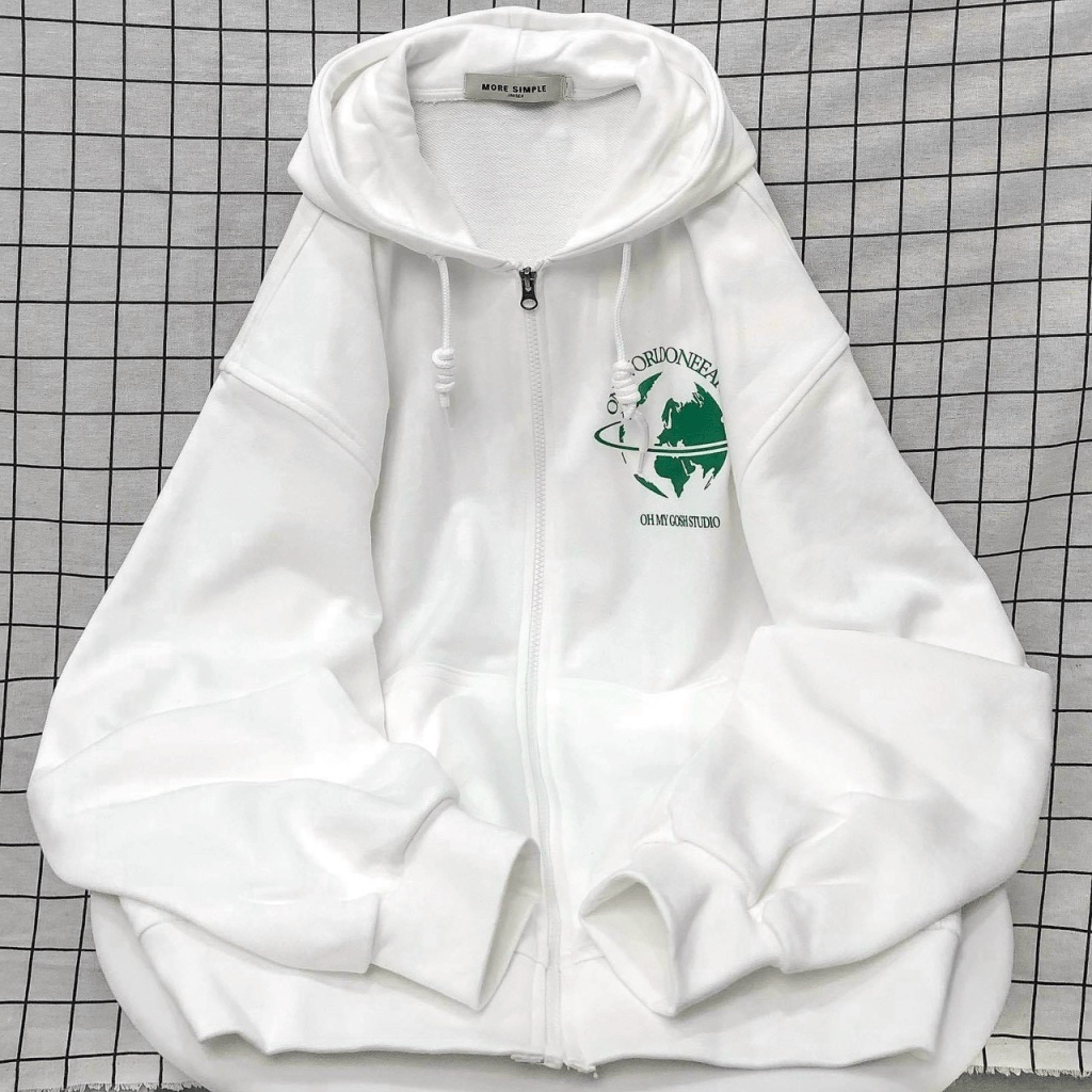 ÁO khoác nỉ hoddies form rộng hàn quốc siêu đẹp - thời trang genz cho các bạn trẻ KOKO MI FASHION