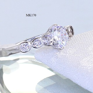 Nhẫn mạ bạc October Love cao cấp