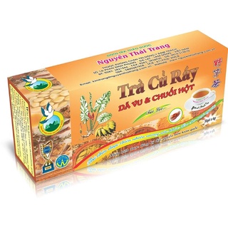 Trà củ ráy túi lọc nguyên thái trang hỗ trợ bị gout.