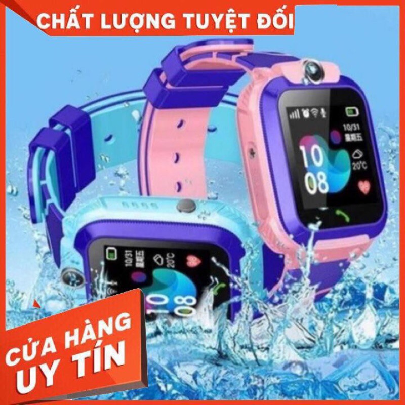 Đồng hồ định vị trẻ em Q12. nghe gọi, chống nước có camera - bảo hành 12 tháng 1 đổi 1