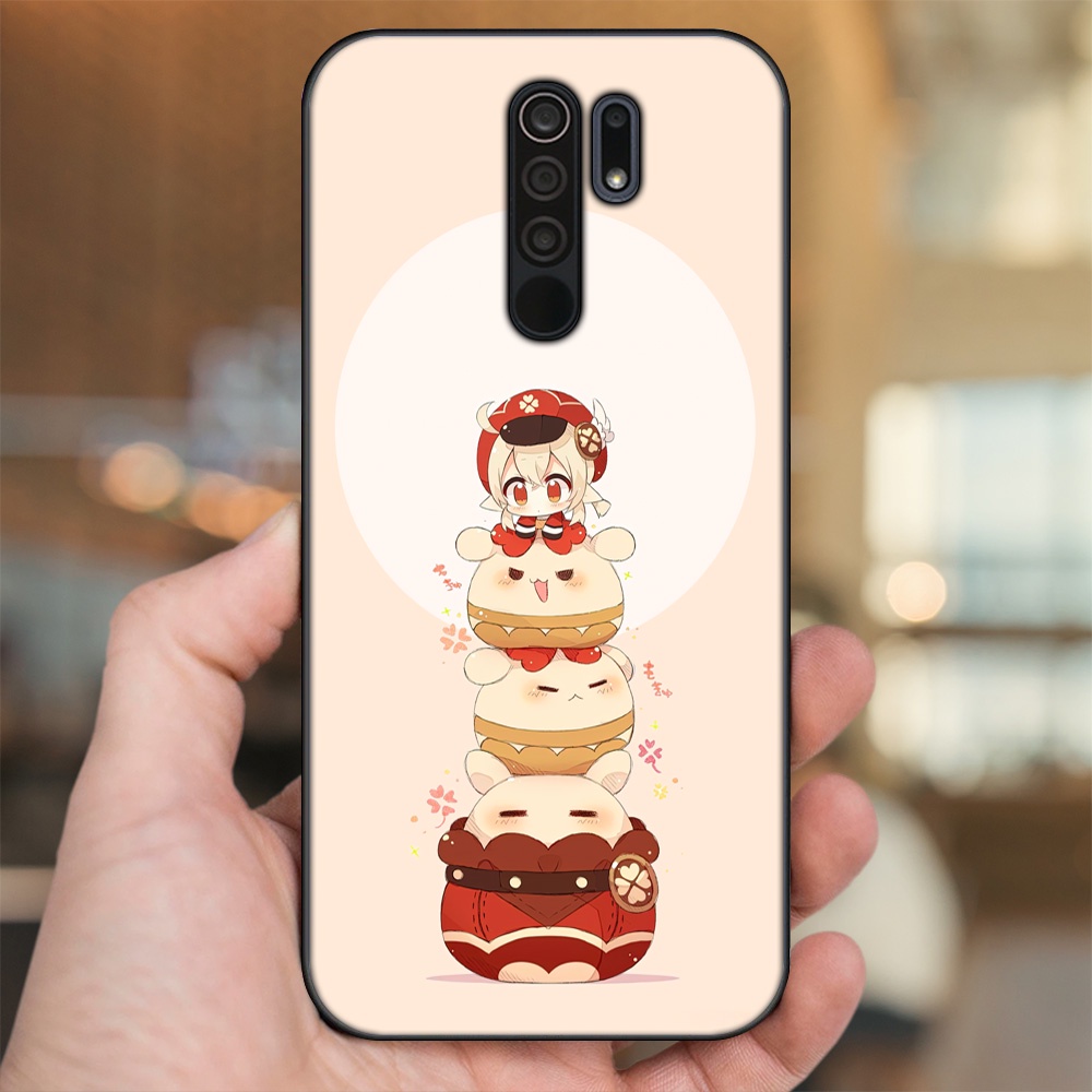 Ốp lưng Xiaomi Redmi 9 viền đen in hình Klee Genshin Impact