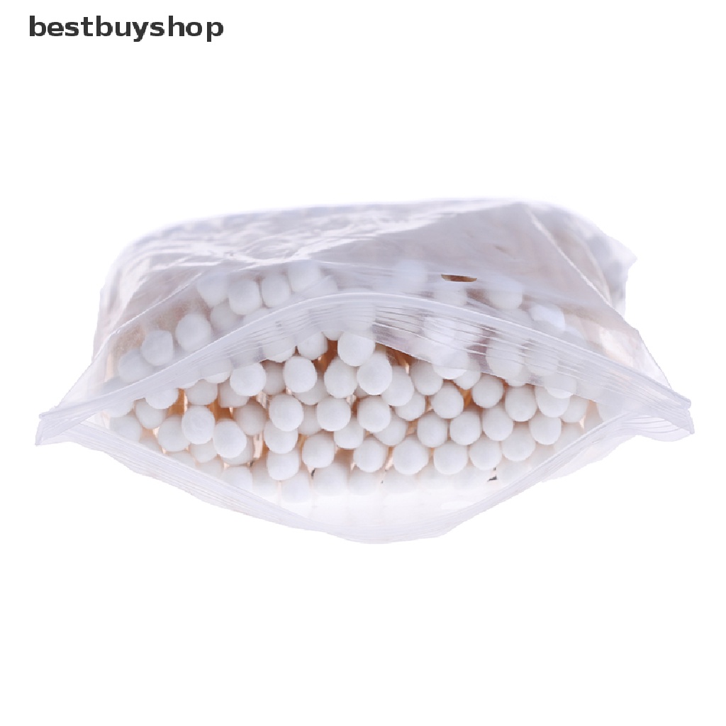 Bộ 100 Tăm Bông Cotton Hai Đầu Dùng Một Lần Trang Điểm Hàng Ngày