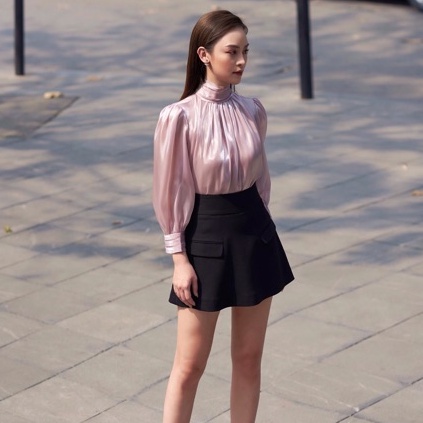 Quần short giả váy cạp cao sooc HUONG BOUTIQUE -HBQS8 | BigBuy360 - bigbuy360.vn