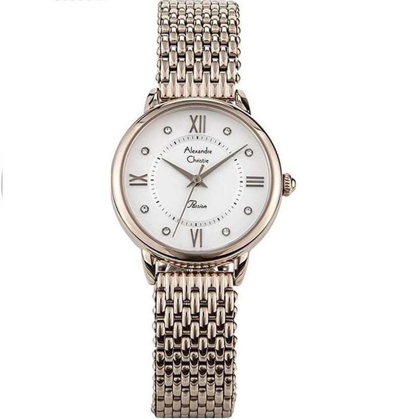 Đồng hồ đeo tay nữ hiệu Alexandre Chrities 2689LHBCGSL
