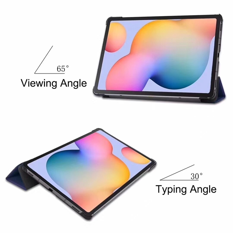 Ốp Bao Da Máy Tính Bảng Pu Siêu Nhẹ Chống Sốc Cho Samsung Galaxy Tab S6 Lite 10.4 Inch Tablet 2020 Sm-P610 / Sm-P615